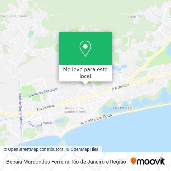 Benaia Marcondes Ferreira mapa