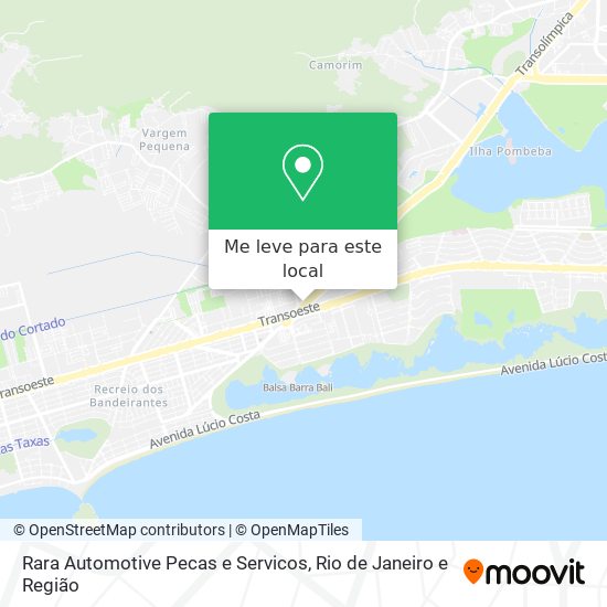 Rara Automotive Pecas e Servicos mapa