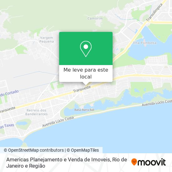 Americas Planejamento e Venda de Imoveis mapa