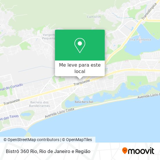 Bistrô 360 Rio mapa