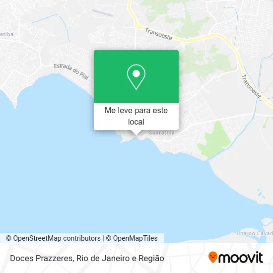 Doces Prazzeres mapa