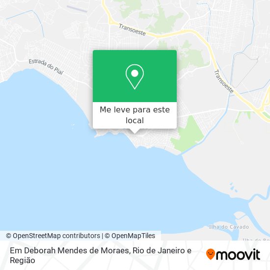 Em Deborah Mendes de Moraes mapa