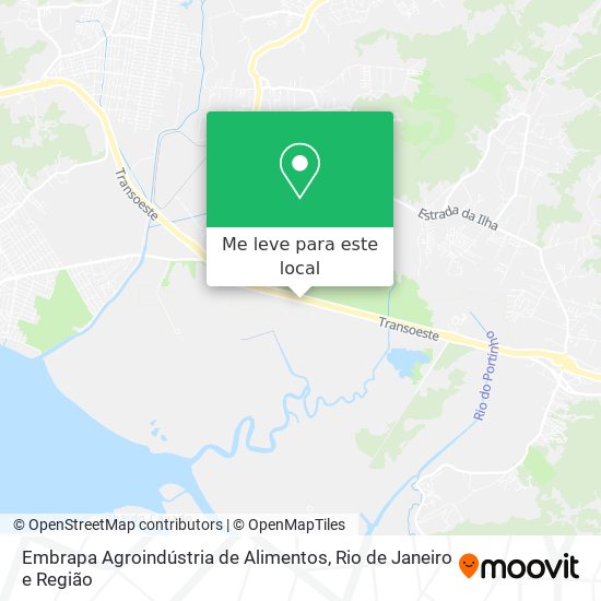 Embrapa Agroindústria de Alimentos mapa