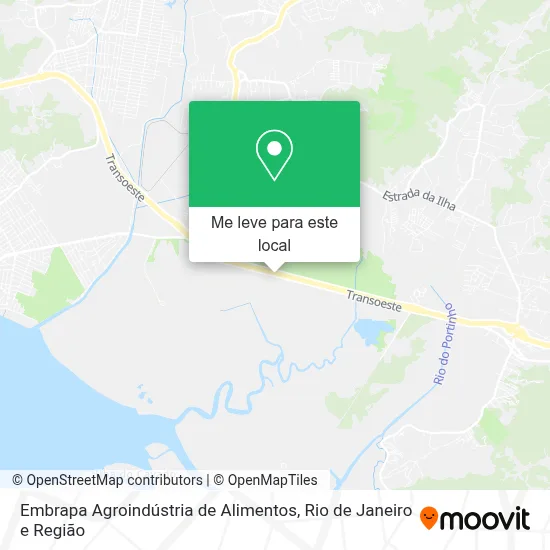Embrapa Agroindústria de Alimentos mapa