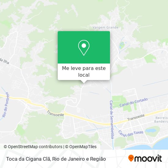 Toca da Cigana Clã mapa