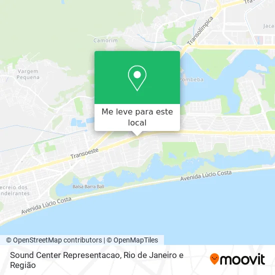 Sound Center Representacao mapa