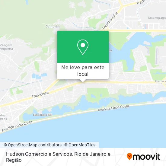 Hudson Comercio e Servicos mapa