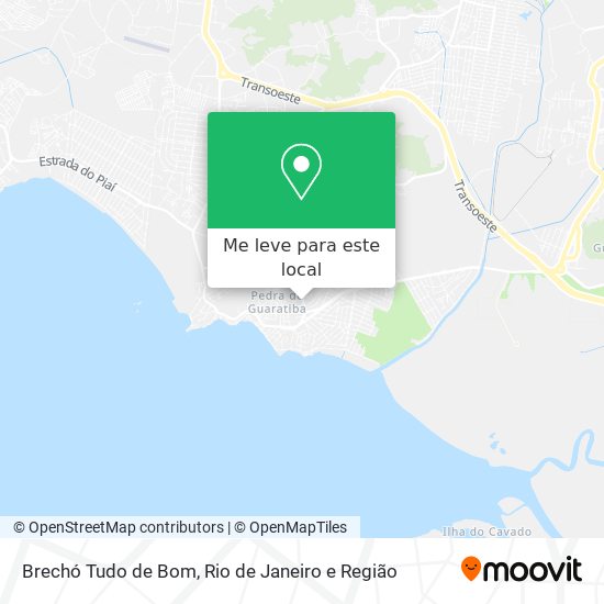 Brechó Tudo de Bom mapa