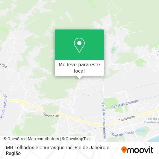 MB Telhados e Churrasqueiras mapa