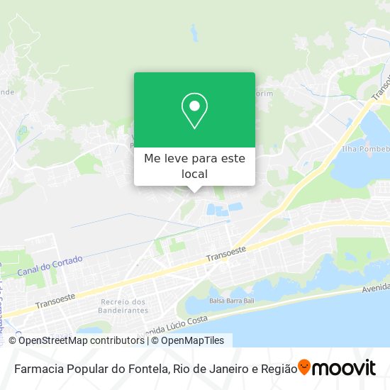 Farmacia Popular do Fontela mapa
