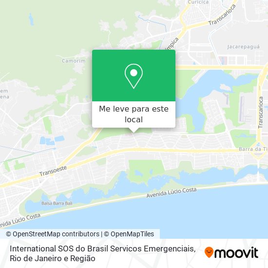 International SOS do Brasil Servicos Emergenciais mapa
