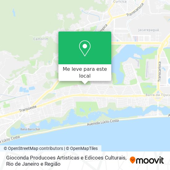 Gioconda Producoes Artisticas e Edicoes Culturais mapa