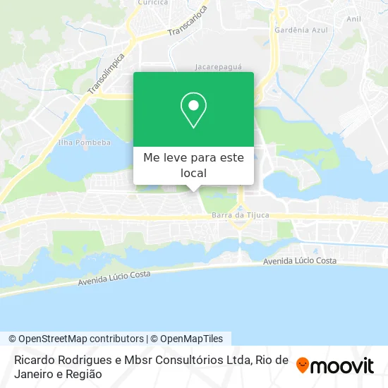 Ricardo Rodrigues e Mbsr Consultórios Ltda mapa