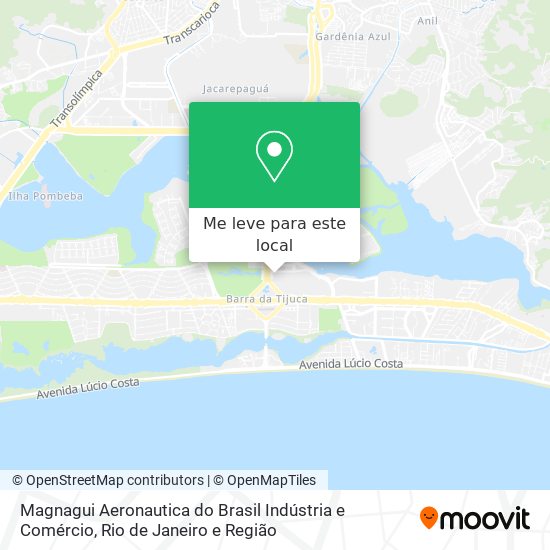 Magnagui Aeronautica do Brasil Indústria e Comércio mapa