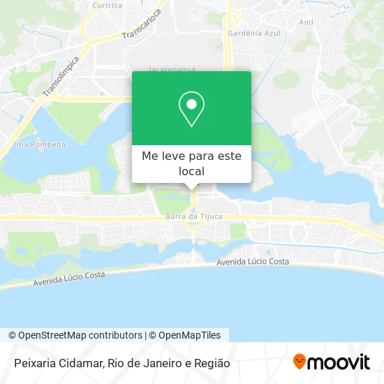 Peixaria Cidamar mapa