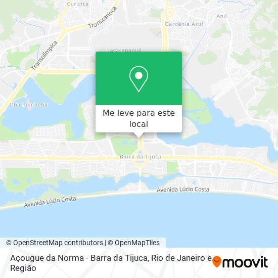 Açougue da Norma - Barra da Tijuca mapa