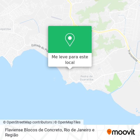 Flaviense Blocos de Concreto mapa