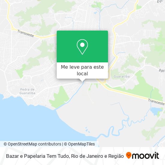 Bazar e Papelaria Tem Tudo mapa