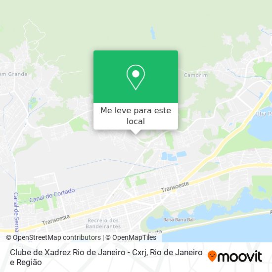 Clube de Xadrez Rio de Janeiro - Cxrj mapa