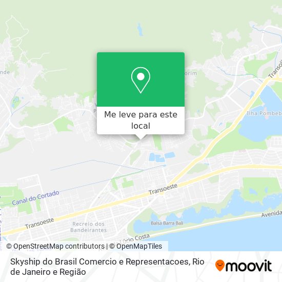 Skyship do Brasil Comercio e Representacoes mapa
