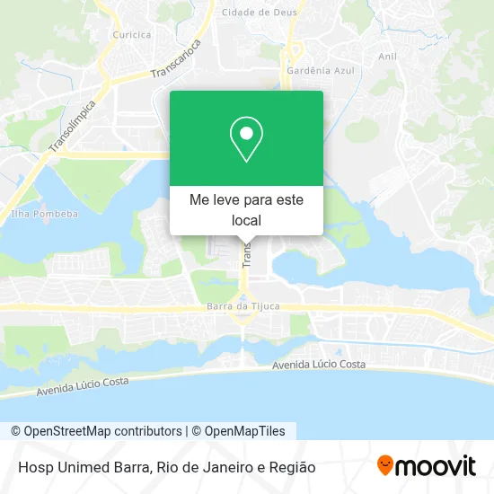 Hosp Unimed Barra mapa