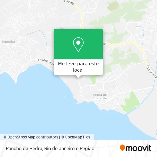 Rancho da Pedra mapa