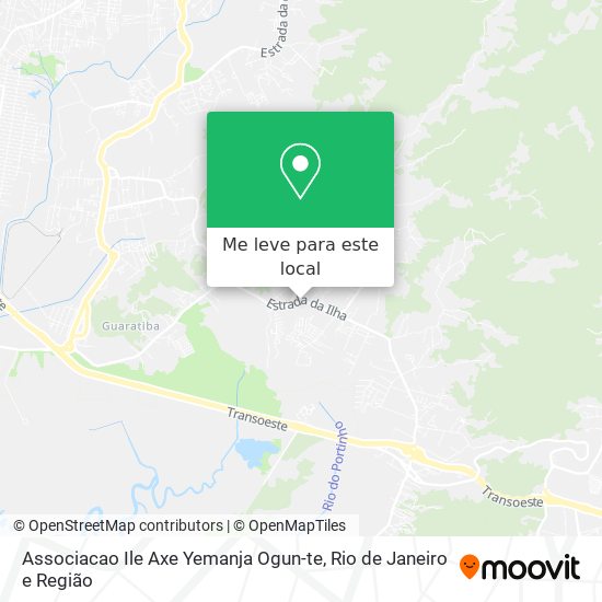 Associacao Ile Axe Yemanja Ogun-te mapa