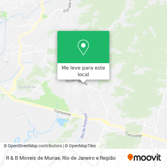 R & B Moveis de Muriae mapa