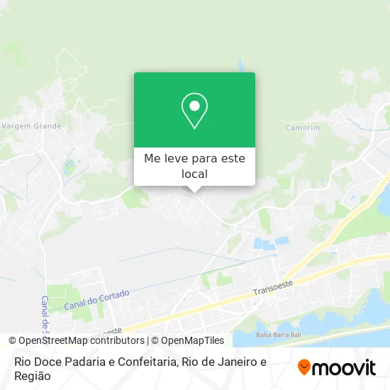 Rio Doce Padaria e Confeitaria mapa