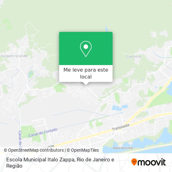 Escola Municipal Italo Zappa mapa