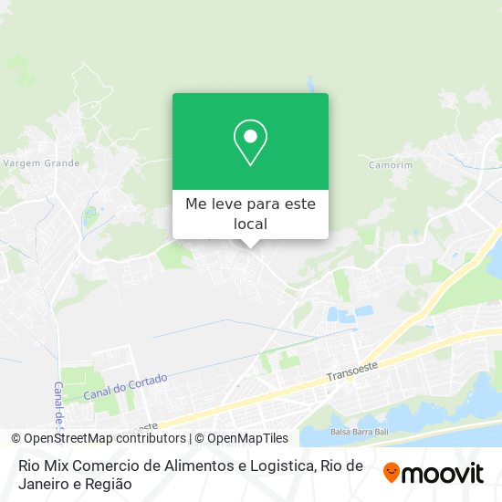 Rio Mix Comercio de Alimentos e Logistica mapa