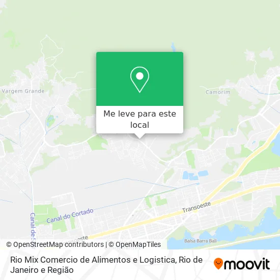 Rio Mix Comercio de Alimentos e Logistica mapa
