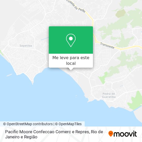 Pacific Moore Confeccao Comerc e Repres mapa