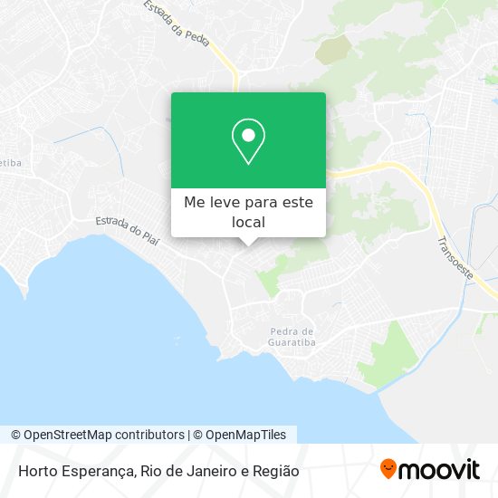 Horto Esperança mapa