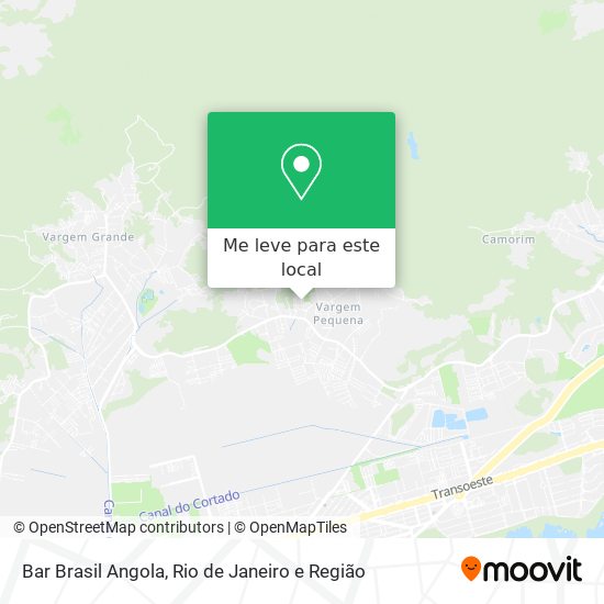 Bar Brasil Angola mapa