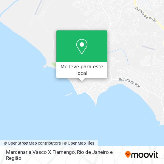 Marcenaria Vasco X Flamengo mapa