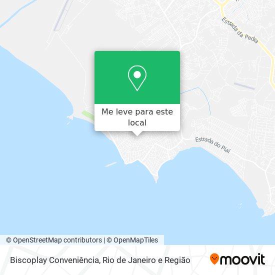 Biscoplay Conveniência mapa