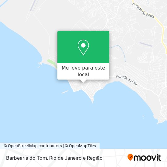 Barbearia do Tom mapa