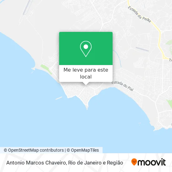 Antonio Marcos Chaveiro mapa