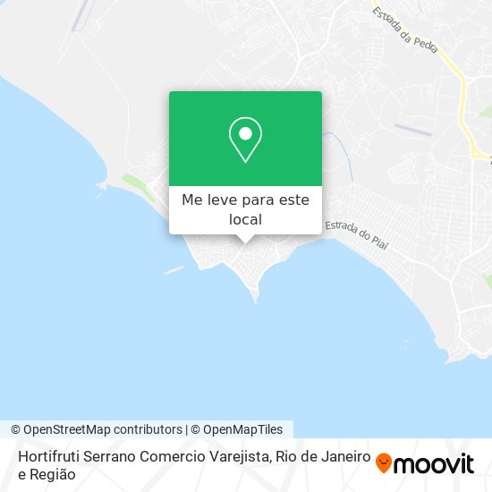 Hortifruti Serrano Comercio Varejista mapa