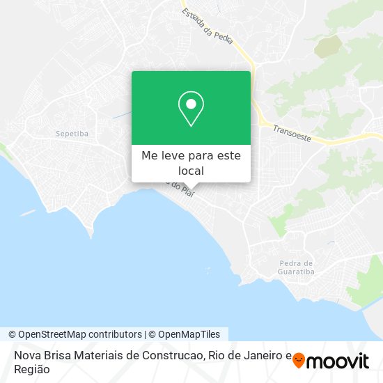 Nova Brisa Materiais de Construcao mapa