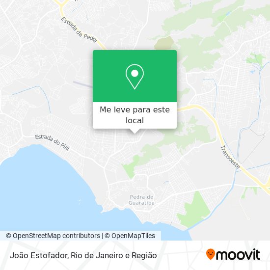 João Estofador mapa