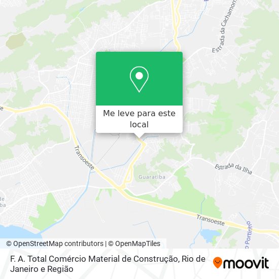 F. A. Total Comércio Material de Construção mapa