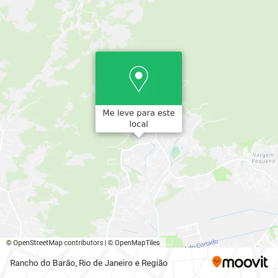 Rancho do Barão mapa