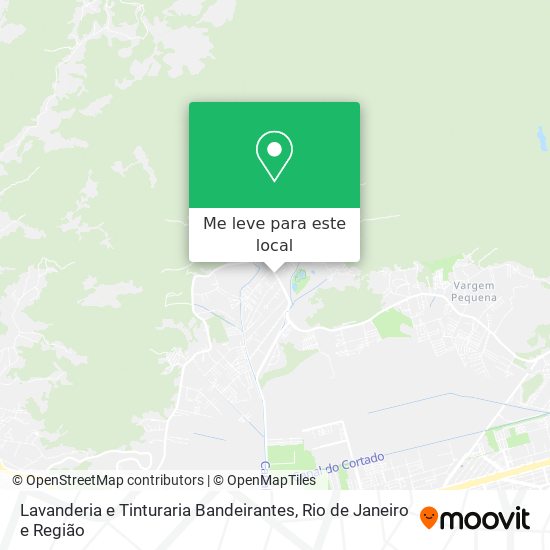 Lavanderia e Tinturaria Bandeirantes mapa
