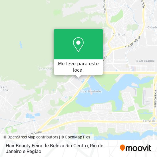 Hair Beauty Feira de Beleza Rio Centro mapa