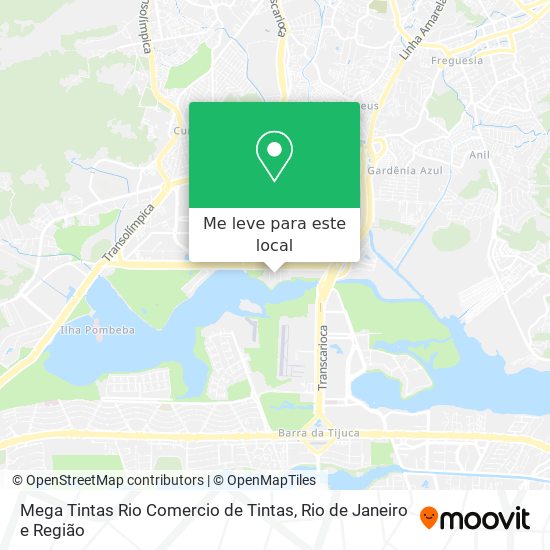 Mega Tintas Rio Comercio de Tintas mapa