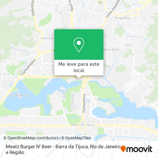 Meatz Burger N' Beer - Barra da Tijuca mapa