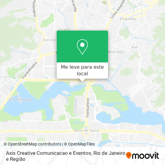 Axis Creative Comunicacao e Eventos mapa