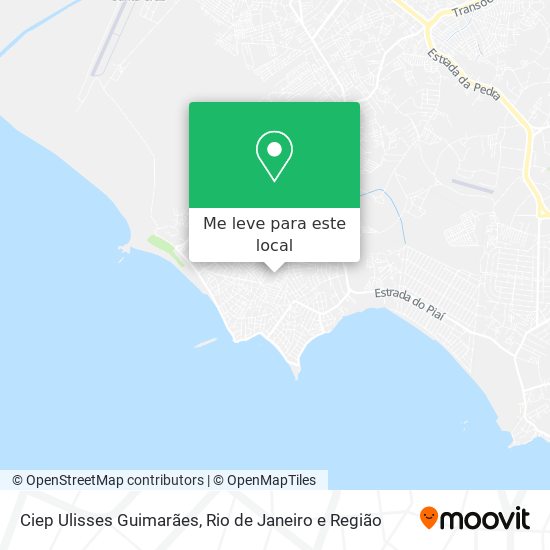 Ciep Ulisses Guimarães mapa